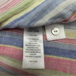 Saint Tropez West St. Tropez Striped 100% Linen Dress Size L Photo 5