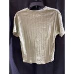 RE/DONE NWT  90S VARIGATED RIB TEE SAGE SMALL Photo 1