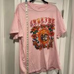 Sublime NWOT Size L Pink Short Sleeve Crew Neck Tee Shirt Endless Petals Sun Photo 7
