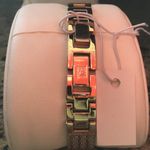 Anne Klein  Womens Premium Crystal Pink Mesh Bracelet Watch Photo 6