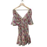 byTiMo Floral Smocked Chiffon Dress Size‎ Medium Photo 6