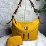 Dooney & Bourke  Pebbled Leather Shoulder Bag with Pouch Photo 0