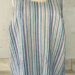Maggie Barnes NWT! Multicolor Striped Tank Top Size 3X Photo 0