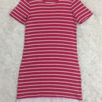Tommy Hilfiger Pink White Striped T-Shirt Dress Size XS Photo 0
