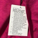Lululemon swiftly cropped long sleeve size 6 ripened raspberry Photo 2