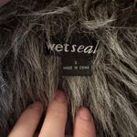 Vintage 2000’s Faux Fur Vest Embroidered And Embellished Size Small Brown Photo 4