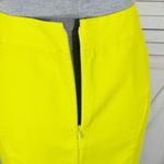 J. Crew The Pencil Skirt Cotton Neon Yellow Size 2 Knee Length Photo 7