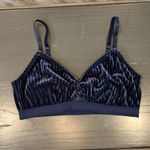 Free Press  Velvet Bralette in Deep Blue Photo 0