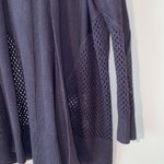 Vera Wang Women’s Simply  hooded open front cardigan sweater duster large purple Photo 1