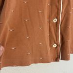 Roller Rabbit Faherty x  Pajama Top Short Sleeve Rust Sunrise Organic Cotton Photo 2