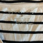 Eye Candy  Striped Shirt White Women Size Medium Photo 2