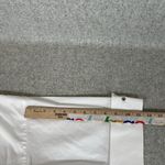 Ming Wang  Two Button Top Small White Black Half Sleeve Lightweight Cotton Blend Photo 12