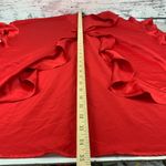 Victoria's Secret Red Satin Tie Night Shirt w/ Love Heart Graphic One Size NWT Photo 2