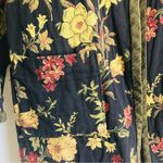 Vintage Indago Design Floral Tapestry Reversible Art to Wear Kimono Jacket Size M Photo 7