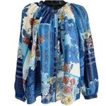 Johnny Was SILK JOSY LYNN RAGLAN POET BLOUSE NWT Photo 1