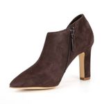 Cole Haan New! Vestry Pointed Toe Booties in Dark Chocolate Suede Sz 8 $150 Photo 4