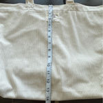 Sézane Sezane Cream Striped Tote Bag Photo 7