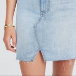 Madewell Rigid Denim Cutout Edition A-Line Mini Jean Skirt Size 25 Photo 2