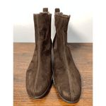 Aerosoles Women's Pull On Ankle Booties Wedge Heels Suede Brown Leather 6.5M Photo 8