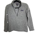 Patagonia better sweater quarter zip grey size small Photo 0