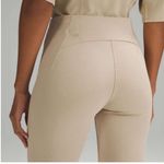 Lululemon  Ribbed Softstreme Zip-Leg High-Rise Cropped Pants 25"Trench size 8 Photo 1
