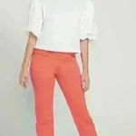 Betabrand NWT‎  Easy Crop Trouser Melon Sz L Photo 0