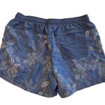 Columbia  Blue Floral Print Drawstring Waist Pockets Womens Medium‎ Photo 11