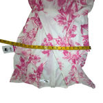 Eliza J Pink Floral Ruffle Midi Dress NWT Size 10 – High-Low Hem & Tie Waist Photo 9