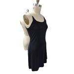 City Triangles Vtg 80s Little Black Dress Silver Mesh Straps S Whimsey goth S/M Photo 1