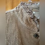 J.Jill  Denim Ruffle Trim Corduroy Jacket Unique Buttons Pockets Vintage Large Photo 12