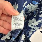 Blue Island Swimsuit Cover Up Dress Womens Medium Blue Floral Beacy Vacation Photo 6