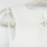 SKIMS Womens Ribbed Knit Soft Lounge Cut Out Maxi Dress Size 2X Marble White Photo 4