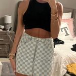 Forever 21 Checked Denim Skirt Photo 0