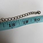 Chico's Chico’s Silver-Tone Byzantine Style Medallion Pendant Necklace Crystal EUC OS Photo 10