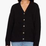 Hudson Jeans Hudson Los Angeles heavy black knit cardigan M Photo 0