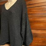 L LOVE Love Navy Blue Knit Sweater Sz S/M Photo 2