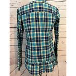 Hollister  Plaid babydoll Shirt Womens‎ size Small Y2K 90s 80s Peplum Milkmaid Photo 9