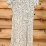 Revolve AFRM Floral cut out midi Dress White Size XL Photo 0