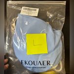 Crop Top Womens L Blue White 2 Pack Tank Cami Summer Y2K Basic Crop Tanks FC2 Size L Photo 2