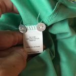 Anthropologie Fig and Flower Boho Peasant Blouse Women’s Size 1X Lined Peacock Green Photo 11