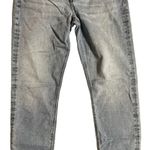 American Eagle  Mom Jeans Womens Size 6 Regular Stretch Light Wash Denim Boho Photo 2