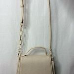 ZARA  Off White Embossed Flap Close Micro Mini Crossbody Bag Purse Photo 5