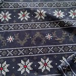 Lucky Brand winter snowflake long sleeve pajama top, size large Photo 1