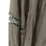 Free People  Black lace inset gauze Tunic Dress Photo 2