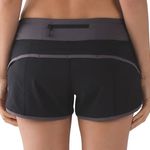 Lululemon Speed Short 2.5" Black Dark Carbon Swift Ultra Woven 4 way Stretch 4 Photo 0