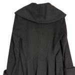 Trina Trina Turk Black Wool Belted Shawl Collar A Photo 6