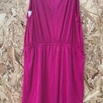 Sonoma - pocket pink berry Henley knee length dress Large shirt dress Photo 6