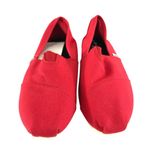 Fantiny Womens Espadrille Flats Slip On Canvas Red Size 42 US 10 Photo 1