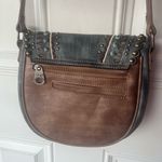 Montana West  NEW western-style studded vegan leather crossbody bag turquoise Photo 3