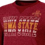 Rivalry Threads NCAA Iowa State Cyclones Women's Crew Neck Fleece Sweatshirt in Red, Small (4/6) Photo 3